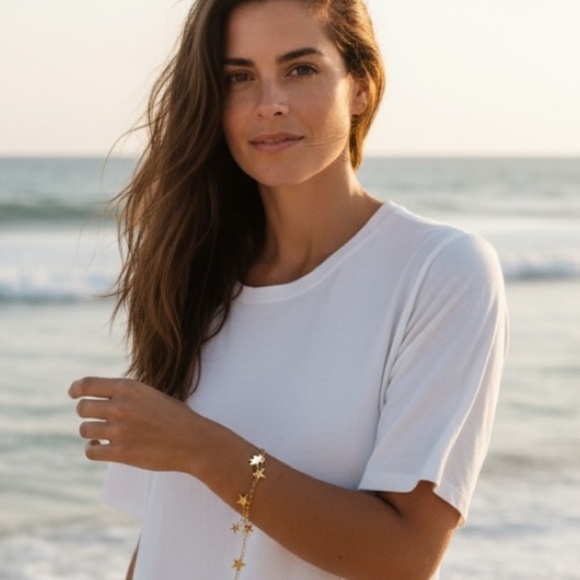 Jewelry - Gold Star Charm Bracelet for a small wrist